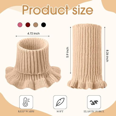 JenPen Winter Fake Turtleneck for Women Dickey Collar Knitted Detachable Half Top Mock High Turtleneck Neck Warm Faux Collar in Saudi Arabia
