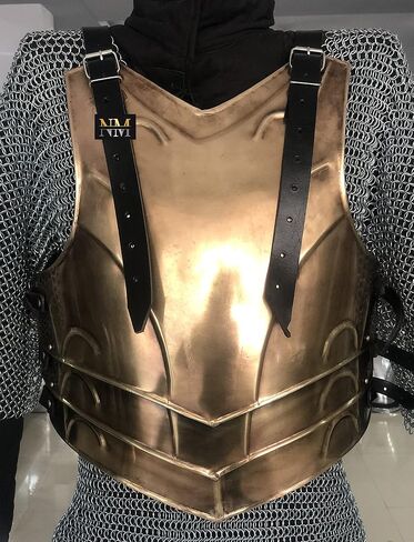 NauticalMart LARP Medieval Steel Armor Full Cuirass (Breastplate and Back Plate) in Saudi Arabia