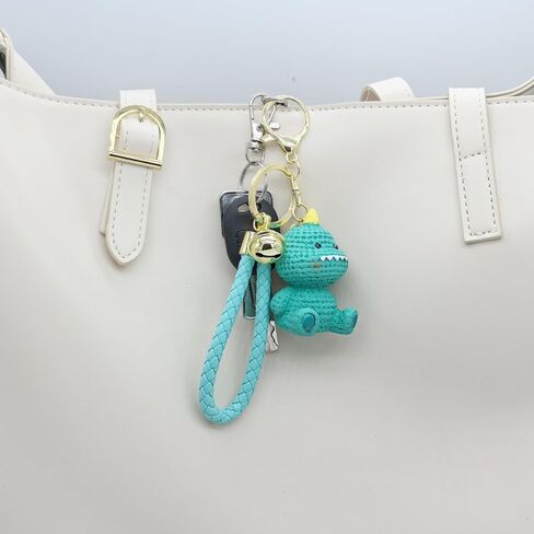 Cute Resin Animals Duck Pig Dinosaur Rabbit Car Key Chain Ring Charm Keychain Pendant For Women Girls Backpack Purse in Saudi Arabia