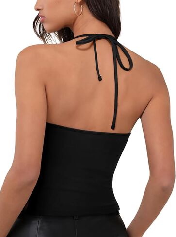 REORIA WOMENS CAMISOLE TANK TOPS CRISS CRISS HANTER TOP DOUBLE CLAND LANDLING BECTING TOPS TOPS Y2K FACATION in Kuwait