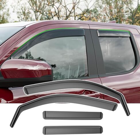 Side Window Visor Deflector Compatible with 2022-2025 Ford Maverick Visor Trim Cover Replacement for 2022-2025 Ford Maverick Accessories(Compatible with 2022-2025 Maverick) in Saudi Arabia