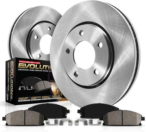 Power Stop KOE1563 Autospecialty Rear Replacement Brake Kit-OE Brake Rotors & Ceramic Brake Pads For Cadillac XLR 2004-2009, Chevrolet Corvette 1997-2013 [Model Specific] in Saudi Arabia