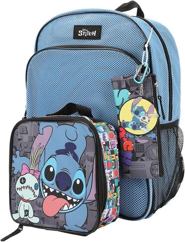 BIOWORLD Floral Unicorn 5-Piece Backpack & Lunchbox Set With Water Bottle in Saudi Arabia