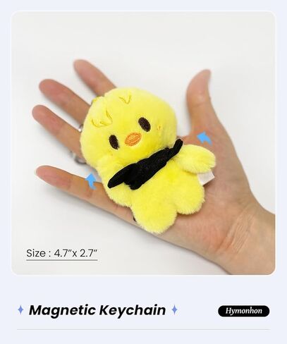 Cute Plush Keychain Soft Stuffed Animal Pendant for Women Backpack Tote Handbag Charm Decor Accessories in Kuwait