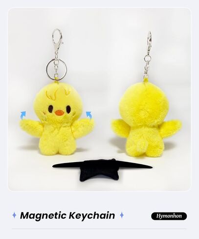 Cute Plush Keychain Soft Stuffed Animal Pendant for Women Backpack Tote Handbag Charm Decor Accessories in Kuwait