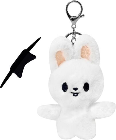 Cute Plush Keychain Soft Stuffed Animal Pendant for Women Backpack Tote Handbag Charm Decor Accessories in Kuwait