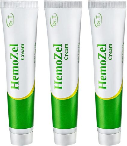HemoZel Hemorrhoid Cream - 1.38 oz. Natural Hemorrhoid Treatment for Pain, Bleeding, Burning, Itching, Swelling and General Discomfort. Also Alleviates Symptoms Related to Varicose Veins -40g Ointment in Saudi Arabia