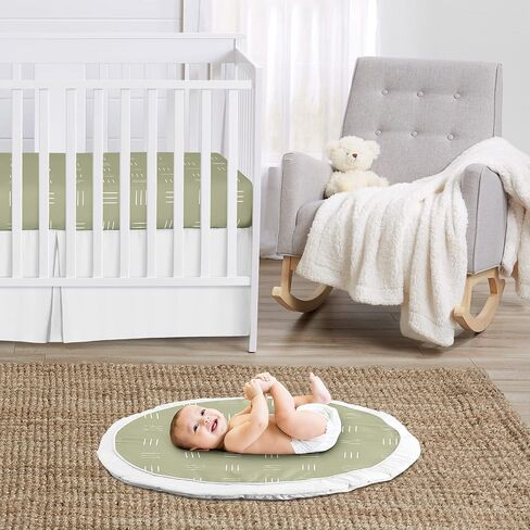 بساط لعب للأطفال من Sweet Jojo Designs Jungle Safari Animals Boy Girl Baby Playmat وقت البطن للرضع، بني داكن، أبيض وأسود، حيوان محايد للجنسين، فيل، زرافة، مغامرة الحياة البرية، فيلة سيرينجيتي in Kuwait