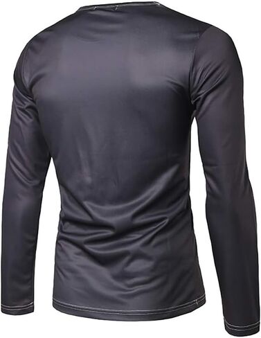 LMYOVE Premium 3D Printed Tuxedo Shirts for Men Long Sleeve in Saudi Arabia