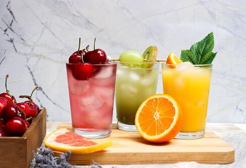 Glaver's Drinking Glasses Set of 10 Highball Glass Cups, Premium Quality 17 Oz. Coolers, Ribbed Glassware. Ideal for Water, Juice, Cocktails, and Iced Tea. Dishwasher Safe. in Saudi Arabia