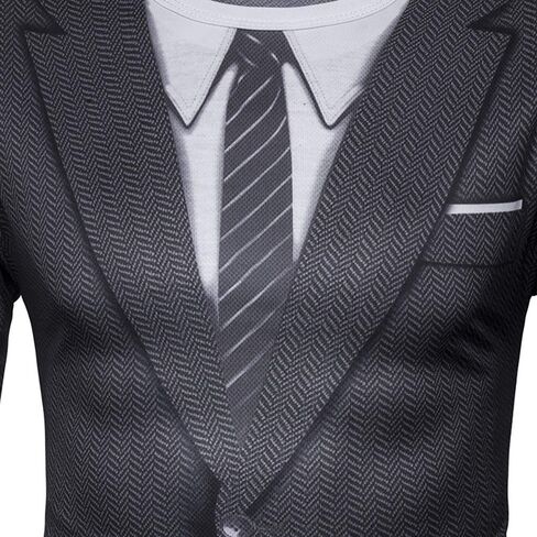 LMYOVE Premium 3D Printed Tuxedo Shirts for Men Long Sleeve in Saudi Arabia