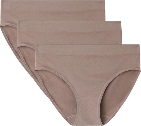 WANDER Womens Athletic Bikini Underwear Moisture-wicking Stretch Breathable Microfiber Panty Briefs 3 Pack in Kuwait