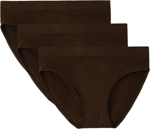 WANDER Womens Athletic Bikini Underwear Moisture-wicking Stretch Breathable Microfiber Panty Briefs 3 Pack in Kuwait