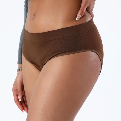WANDER Womens Athletic Bikini Underwear Moisture-wicking Stretch Breathable Microfiber Panty Briefs 3 Pack in Kuwait
