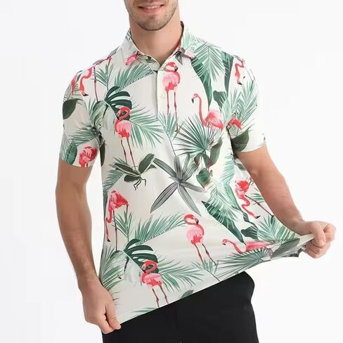 Men's Athletic Golf Polo Shirt, Moisture Wicking Performance, Short Sleeve in Saudi Arabia