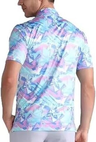 Men's Athletic Golf Polo Shirt, Moisture Wicking Performance, Short Sleeve in Saudi Arabia