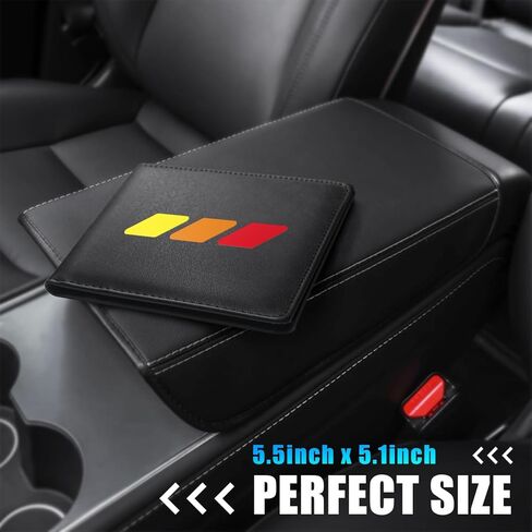 Leather Car Registration and Insurance Cards Holder Compatible with Chevy Camaro SS, Vehicle Glove Box Car Organizer with Magnetic Shut, Documents License for Camaro SS Owners in Kuwait