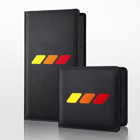 Leather Car Registration and Insurance Cards Holder Compatible with Chevy Camaro SS, Vehicle Glove Box Car Organizer with Magnetic Shut, Documents License for Camaro SS Owners in Kuwait