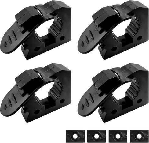 4 PCS مشابك مطاطية سريعة الإصدار ، مشابك جبل المجارف تناسب 1-1/7 '' إلى 1-3/7 'معدات قطرها ، حامل مجرفة قوس التثبيت لشاحنات UTVS على الطرق الوعرة ، إكسسوارات السيارات in Saudi Arabia