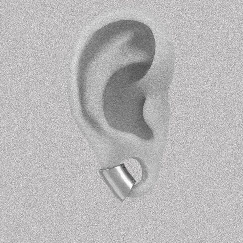 Vankula 2PCS Click Ear Lobe Cuff 316 Stainless Steel Ear Plugs Gauges Tunnels Piercing Expander Stretchers Fashion Body Jewelry in Saudi Arabia