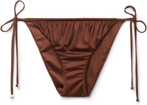 CALZEDONIA Woman's String Swimsuit Bottom Shiny Satin in Saudi Arabia