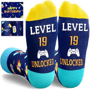 19th Birthday Gifts Ideas for Male - Socks for Teenager Boy Girl Age 19, Birthday Presents for 19 Year Olds Female Male