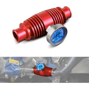 Cooling Tool with Thermometer Compatible with Yamaha Raptor Rhino Grizzly 660 700, Blaster 200 YFS200, Compatible with Kawasaki Teryx/Brute Force 750, See Fitments Black