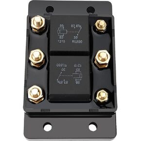 5541100 12V 80A Forward and Reverse Relay Terminal Module for Tarp or Winch Motor, Snow Plow & Lift Replace# 24452, 13994, 5541100, K10746M