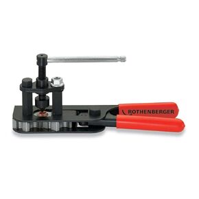 Rothenberger Compact Flaring Tool, Precise & Durable - Steel Construction, 45° Flares for Soft Copper & Aluminum Tubing - 1/8" to 3/4" Capacity - 26033