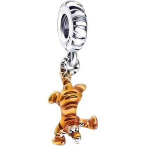Bead Charms 925 Sterling Silver for Pandora Bracelet, Dangle Pendant Charms with 5A Cubic Zirconia for European Necklace and Bracelet Jewelry Gifts for Women Z2