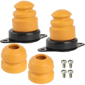 M5570A الأمامي والخلفي توقف الطقم Jounce Jounce المتوافق مع 2005-2014 Ford Mustang Suppension Stop Strut M-5570-A