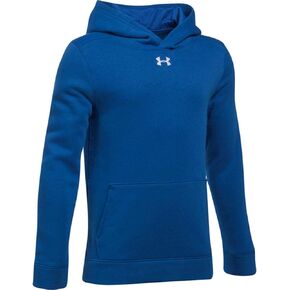 Under Armour Youth Hustle Fleece Hoody Royal | White Youth Small