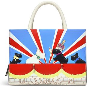 Coronation Radley London Royal - حقيبة حقيبة جلدية صغيرة للنساء ، محفظة Crossbody الأنيقة