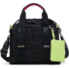 ALDO Eviecarryyx Women's Black Recycled Polyester Satchel Handbag