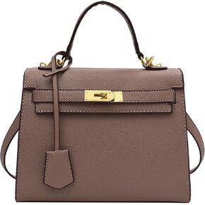 Top Handle Satchel Women's Top Handle Bag with Detachable Strap