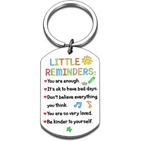 5th 8th Grade Graduation Gifts for Girls Boys, Cute School Supplies Keychain Gifts for Kids, 1st Grade Girl Gift, Girls Trendy Stuff, Inspirational Giifts You Are Enough, 18th Birthday Gift for Girl