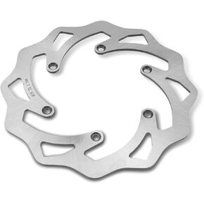 Sliver Rear Disc Brake Rotor 220mm Compatible with KTM 125-500 XC/XCF/XCW/SX/SXF/EXC/EXCF/TPi/6D 1994-2022 Compatible with GasGas EXF/ECF/MCF 250-450 2021-2022 See Fitment