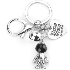 Astronaut Keychain,Stainless Steel Robot Keychain for Men & Boys,Ideal as Backpack Charms for Boys, Great Gift for Father's Day, Christmas, Birthdays, Backpack Charms for Boys
