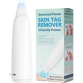 Darmape Skin Tag Remover ، مجموعة واحدة لإزالة علامة الجلد حوالي 10 علاجات ، مجموعة آمنة للمنزل ، تختفي العلامات في 7-14 أيام ، سريعة وسهلة 0417-12