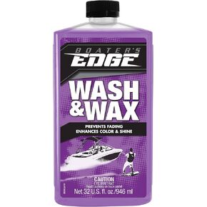 BOATER'S EDGE Wash & Wax - One-Step Wash + Wax Sealer - 32 OZ (BE1032)