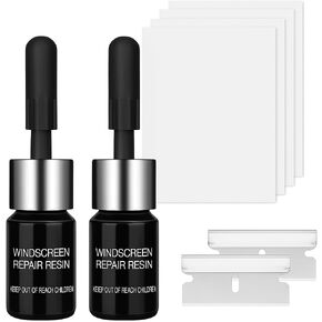 Windshield Repair Kit – Best Car Crack & Chip Repair Kit for Windshield, Glass Chip Filler, Cracked Windshield Repair