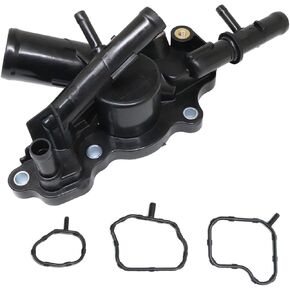 Secosautoparts Outlet صمام التحكم في المياه مع غسالة متوافقة مع نيسان سينترا 2013-2019 متوافق مع نيسان روغ 2017-2019# 110603RC1A 11060-3RC1A المياه