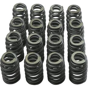 PAC-1218 Drop-in Engine Valve Spring Kit 1200 Series Ovate Beehive Spring 313 lb/in Spring Rate 1.140 in Coil Bind 1.290 in OD Replacement for Silverado Sierra Camaro(16Pcs)