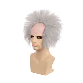 Old Man Bald Wig For Adults,Grey Hair Wig Men Cosplay,Halloween Wigs For Men