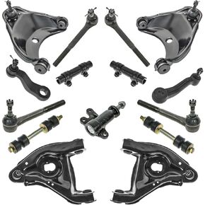 TRQ Front Steering and Suspension Kit Kit Arm with ball confl absler abler armer arm arse armebly pitman pitman sway bar bar bar lein