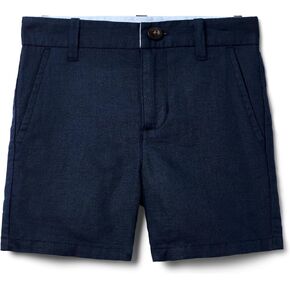 Janie and Jack Boys' Linen Flat Front Shorts (Toddler/Little Big Kid)