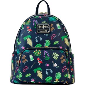 Loungefly Harry Potter Herbology Mini Backpack Shoulder Bag Handbag Faux Leather