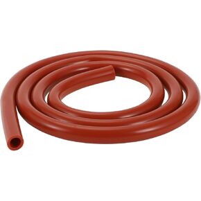 Silicone Vacuum Tubing Hose Automotive Vacuum Line High Temperature 5Ft 3/8" 10mm ID 2.5mm Thickness 1 Pcs Red