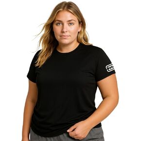 Billabong Plus Size Rash Guard for Women, UPF 50+ Long & Short Sleeve Swim Shirt