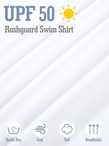 Poroka Cooraby Boys UPF 50+ Rash Guard Swim Shirt Toddler Kids Boys Short Sleeve Quick-Dry Water Surf Swim Rashguard Shirt in Saudi Arabia